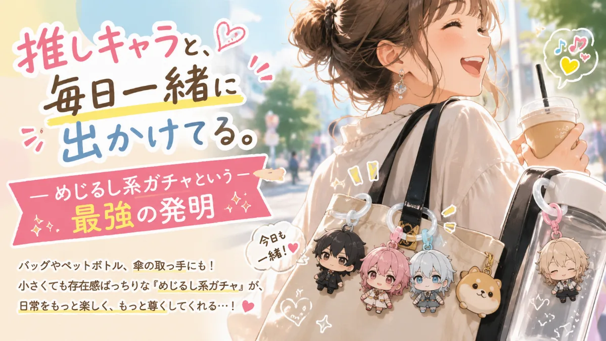 推しキャラと、毎日一緒に出かけてる。 — めじるし系ガチャという最強の発明